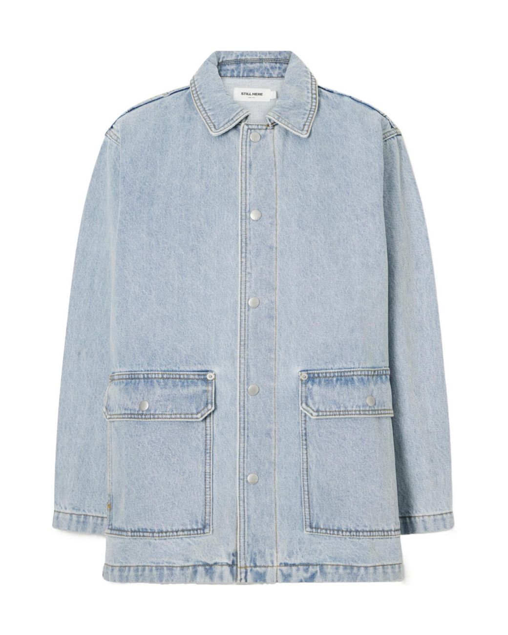 Still Here Blue Denim Jacket