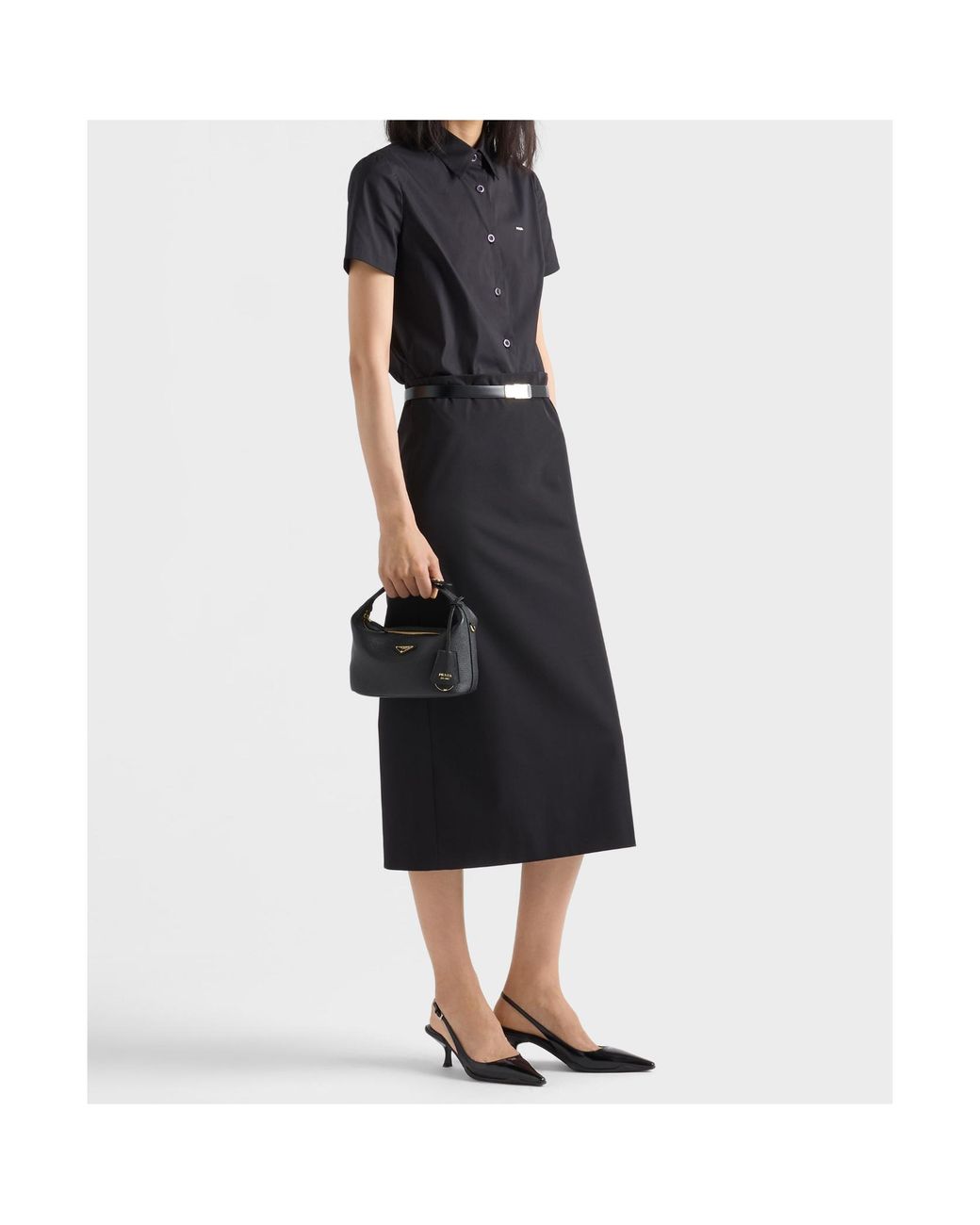 Prada Black Chérie Leather Mini-Bag