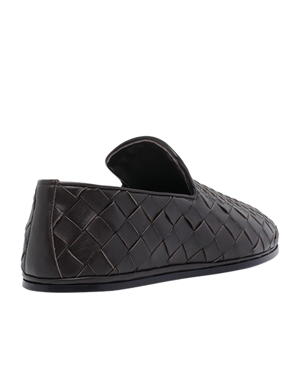 Bottega Veneta Black Sunday Slip-On Flats for men