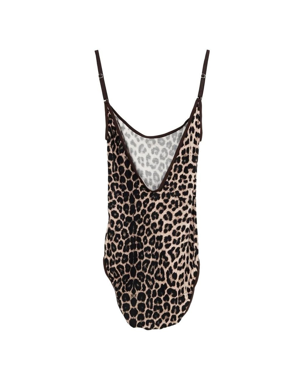Baserange Black Leopard Print Jumpsuit