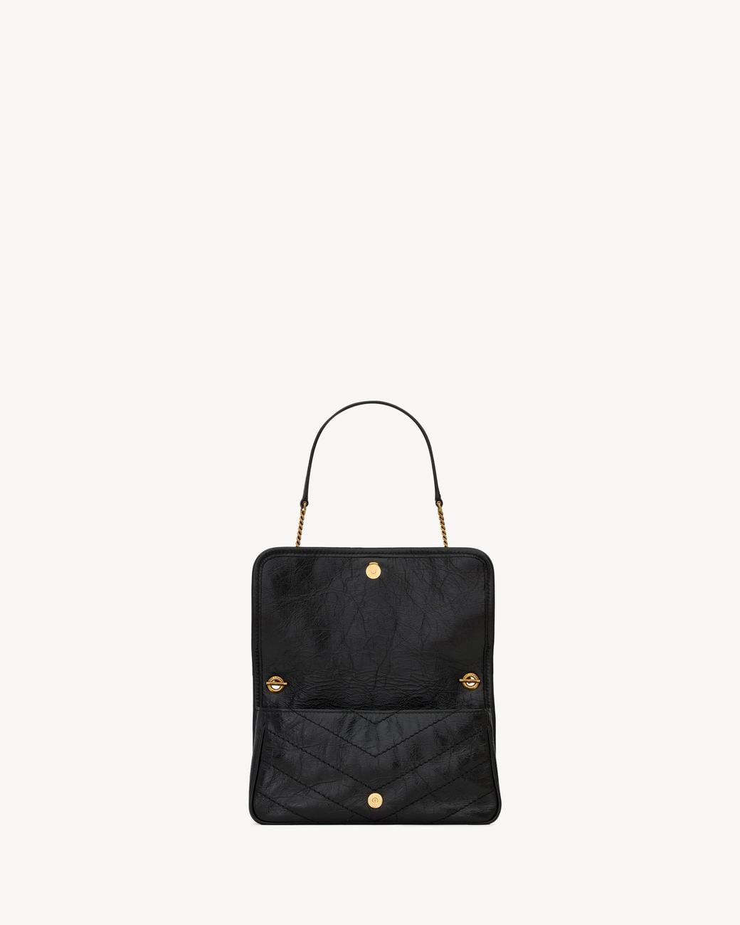 Saint Laurent White Niki Chain Pouch