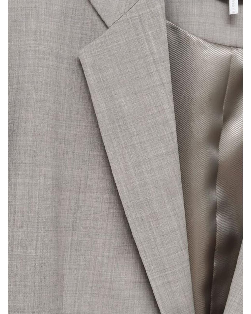 Loewe Gray Single-Breasted Regular Fit Jacket for men