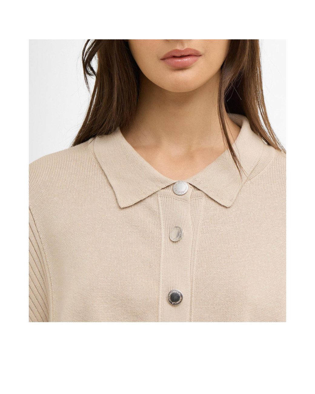 Barbour Natural Gigi Knitted Bomber