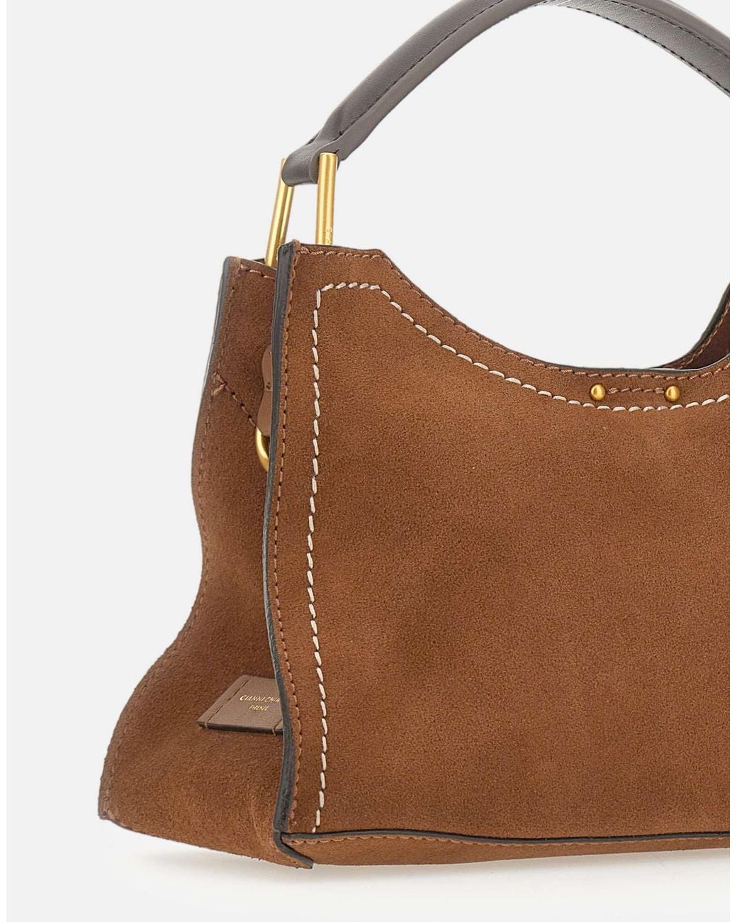 Gianni Chiarini Brown Aurora Suede Shoulder Bag