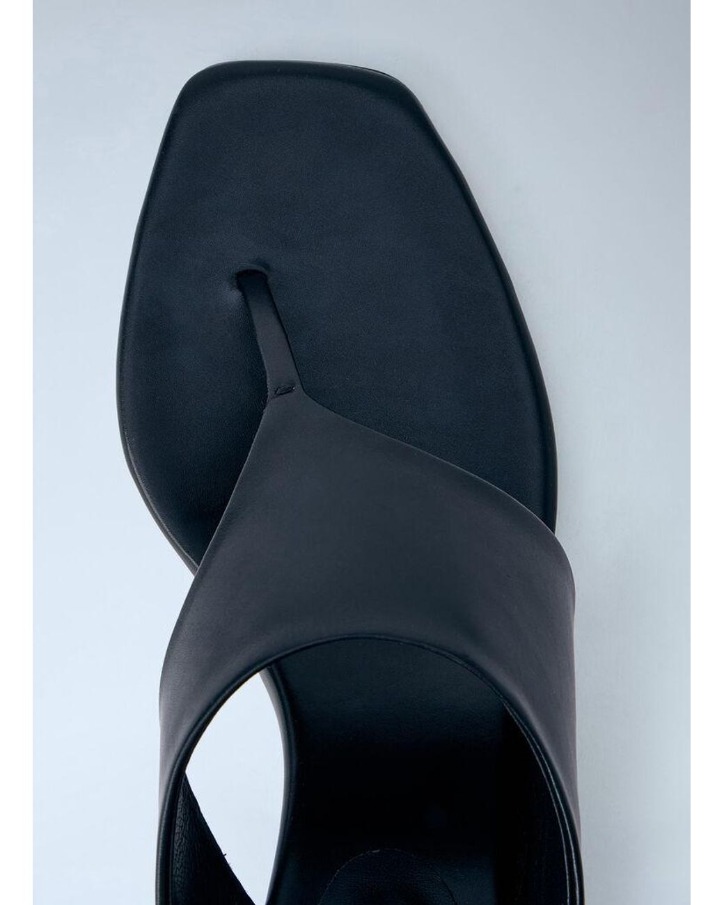 Khaite Blue Marlow 55 Thong Mules