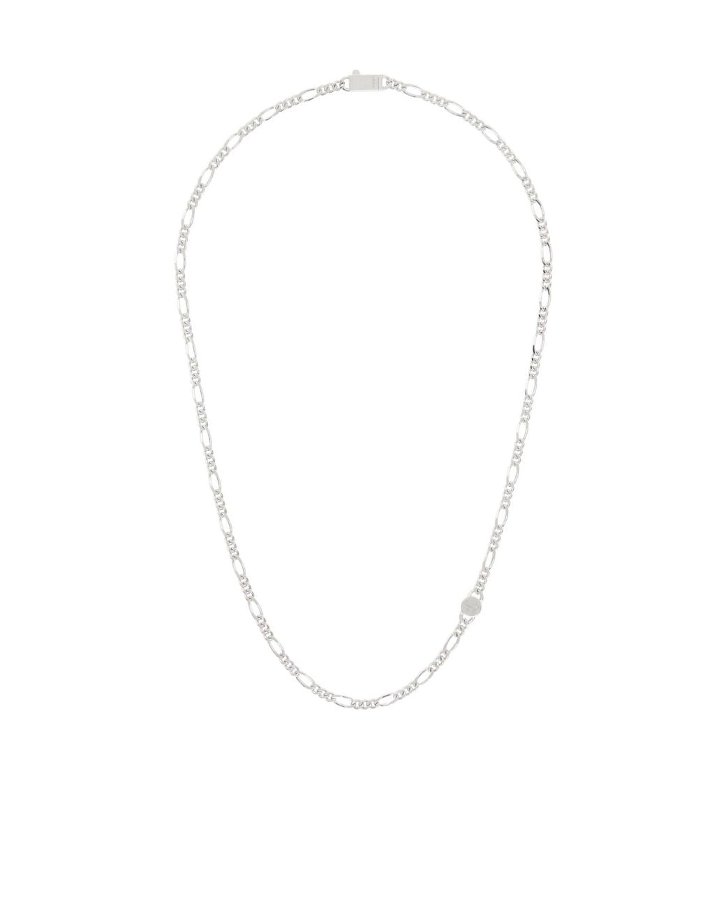 NUMBERING White Chain Necklace for men