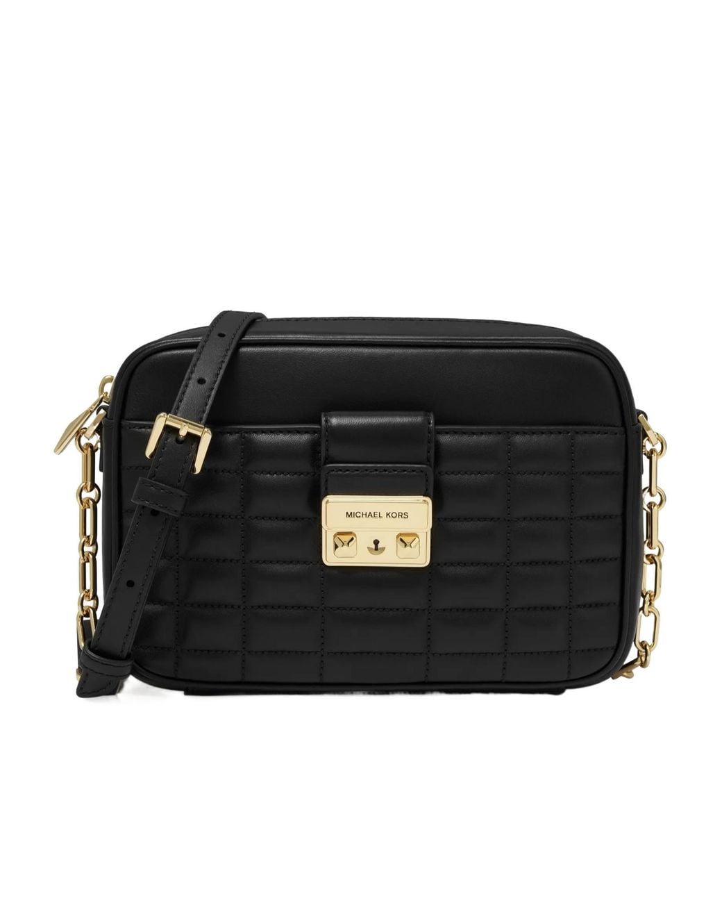 MICHAEL Michael Kors Black Tribeca Quilted Crossbody Bag