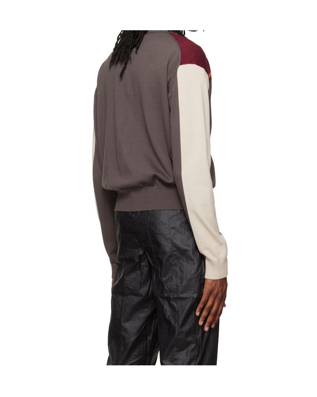 Kiko Kostadinov Black Munno Cropped Zip Cardigan for men