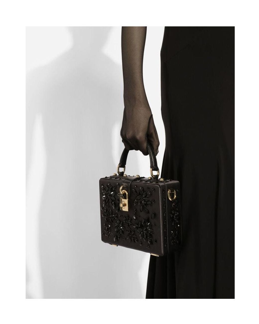 Dolce & Gabbana Black Dolce Box Handbag