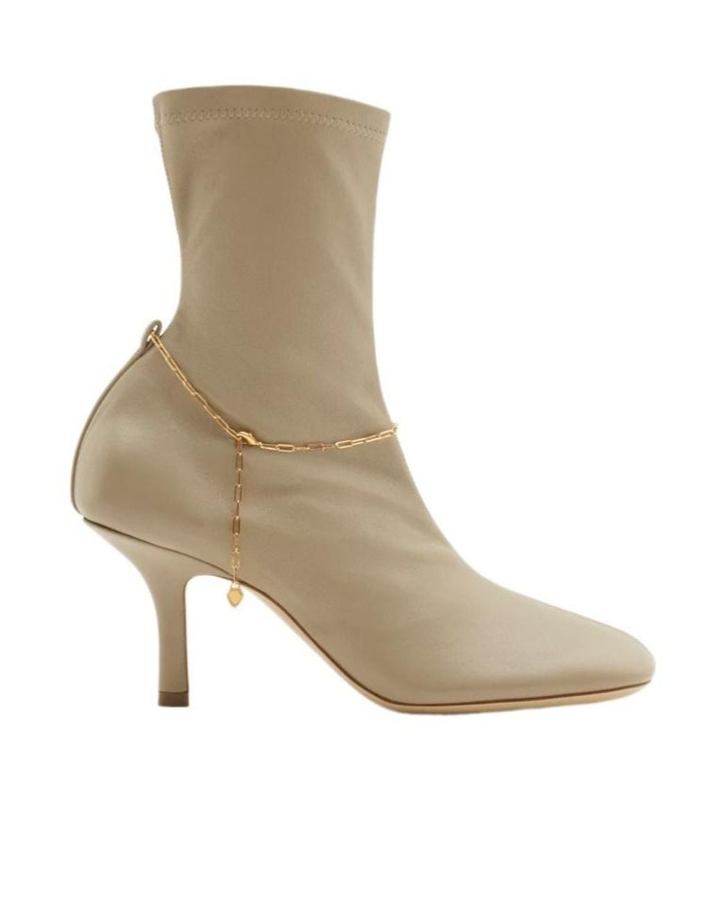 Burberry Brown 75Mm Slinky Legging Boots