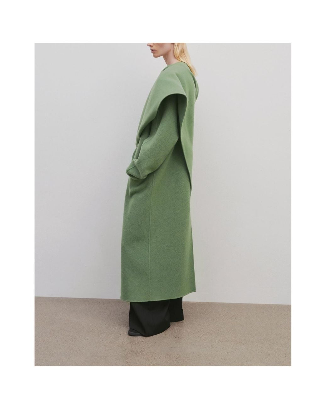 The Row Green Geometric Top