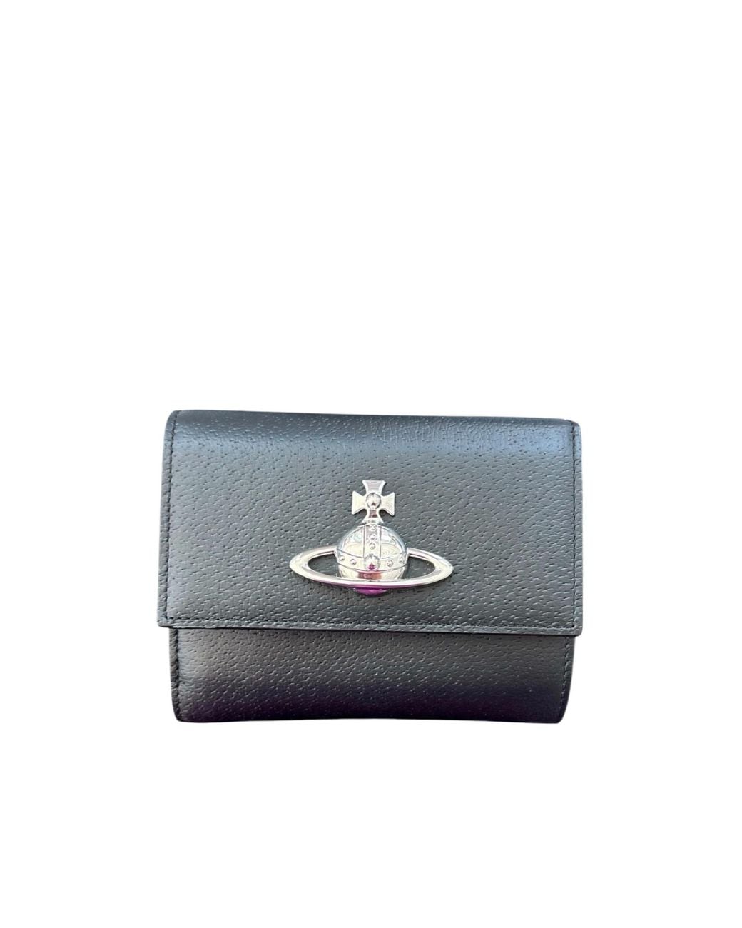 Vivienne Westwood Blue Orb Flap Wallet for men