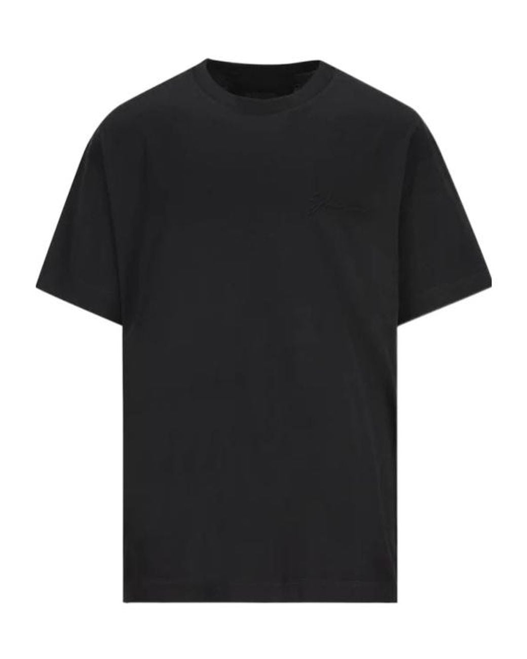 Givenchy Black Logo Detailed Crewneck T-Shirt for men