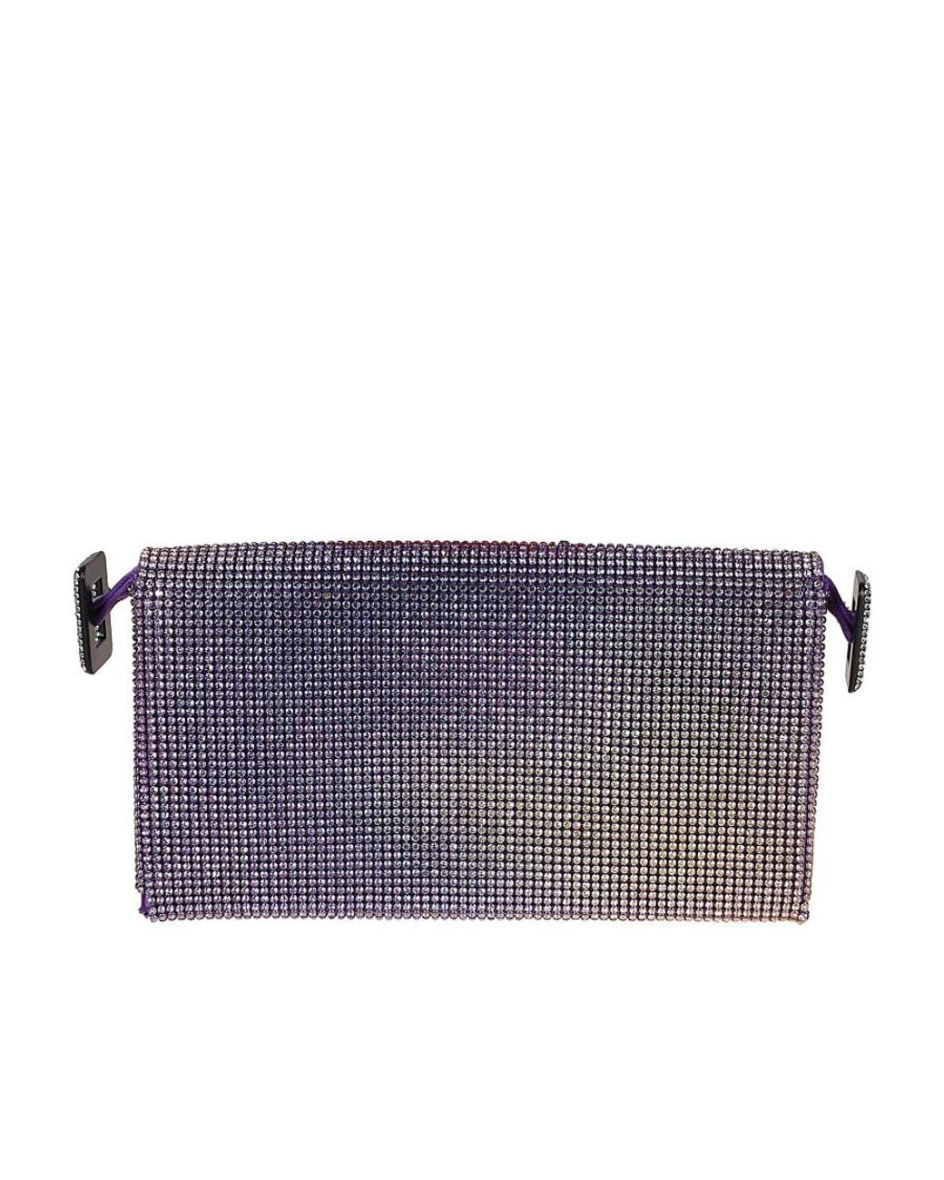 Benedetta Bruzziches Purple Logo Shoulder Bag