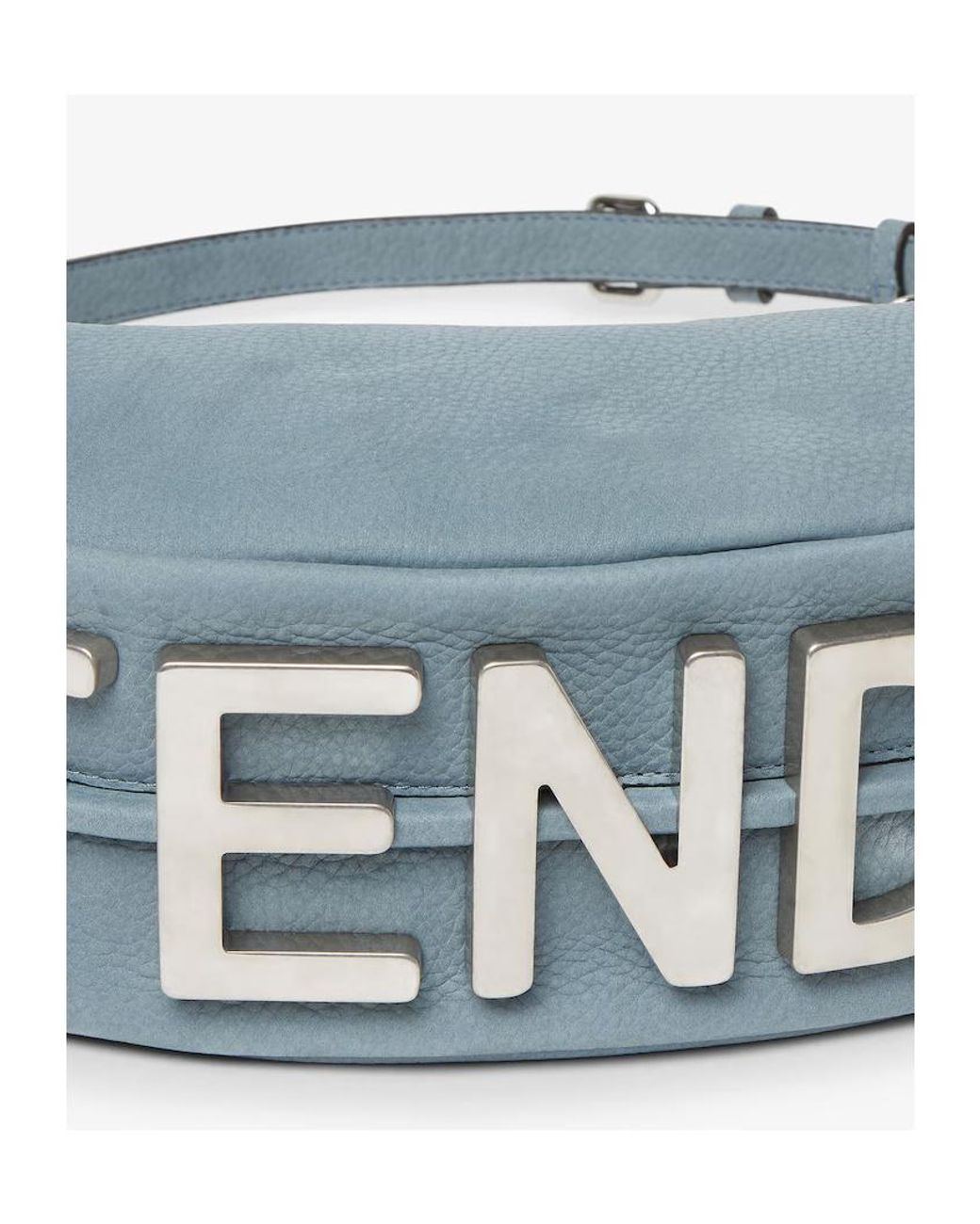 Fendi Blue Graphy Small Tote Bag