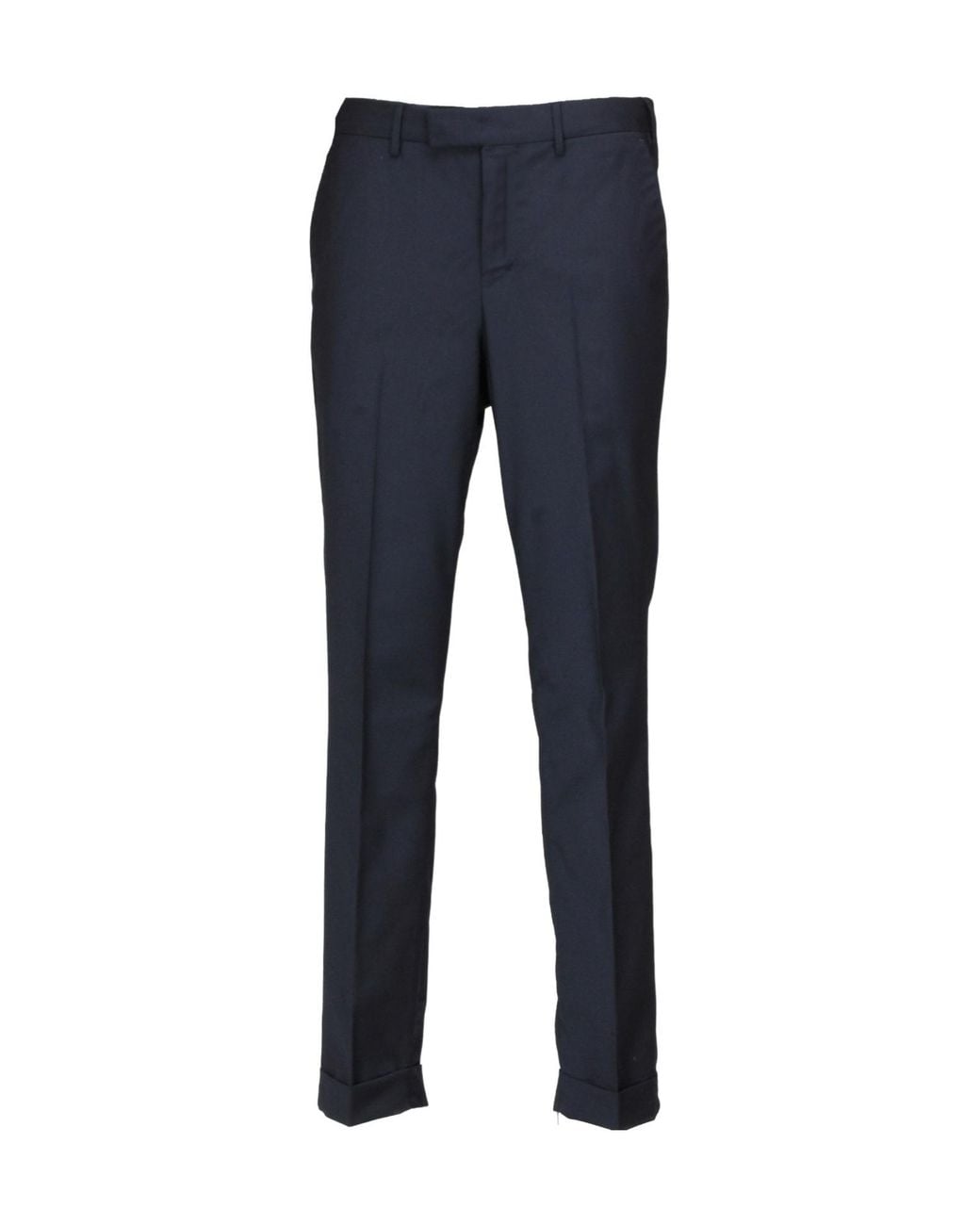PT01 Blue Pt Torino Straight-Leg Tailored Trousers for men