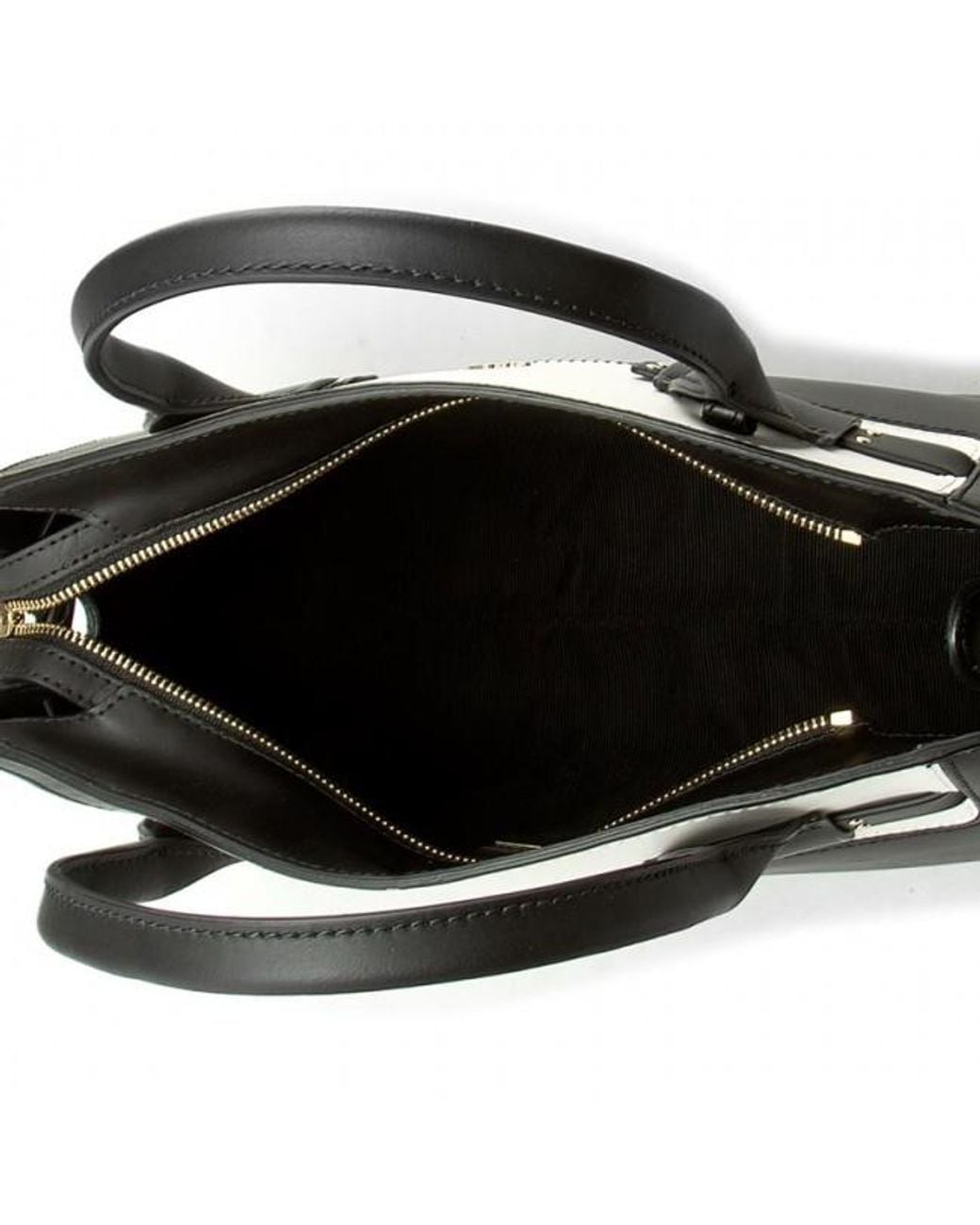 Furla Black Logo-Detail Tote Bag