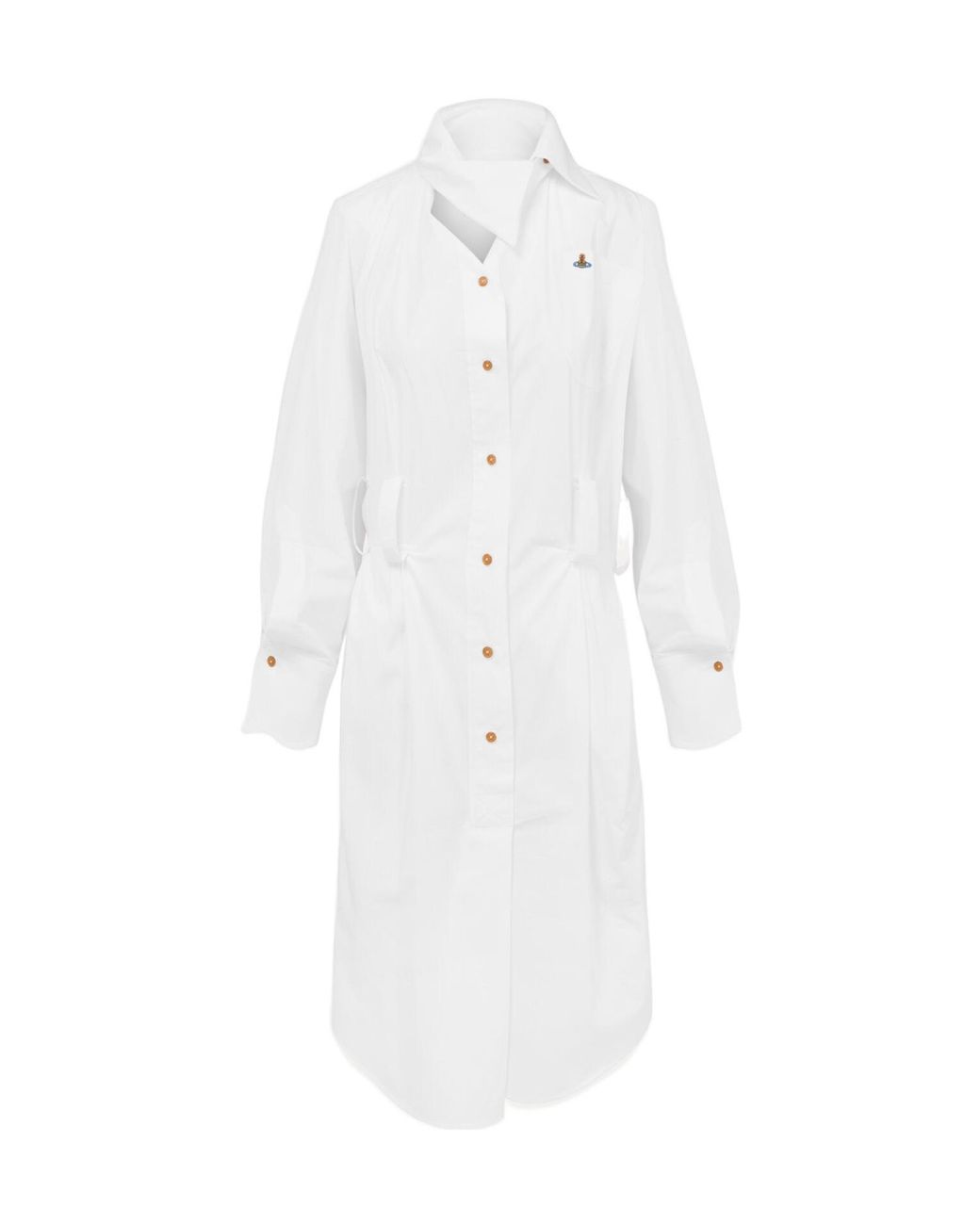 Vivienne Westwood White Drunken Shirt Dress