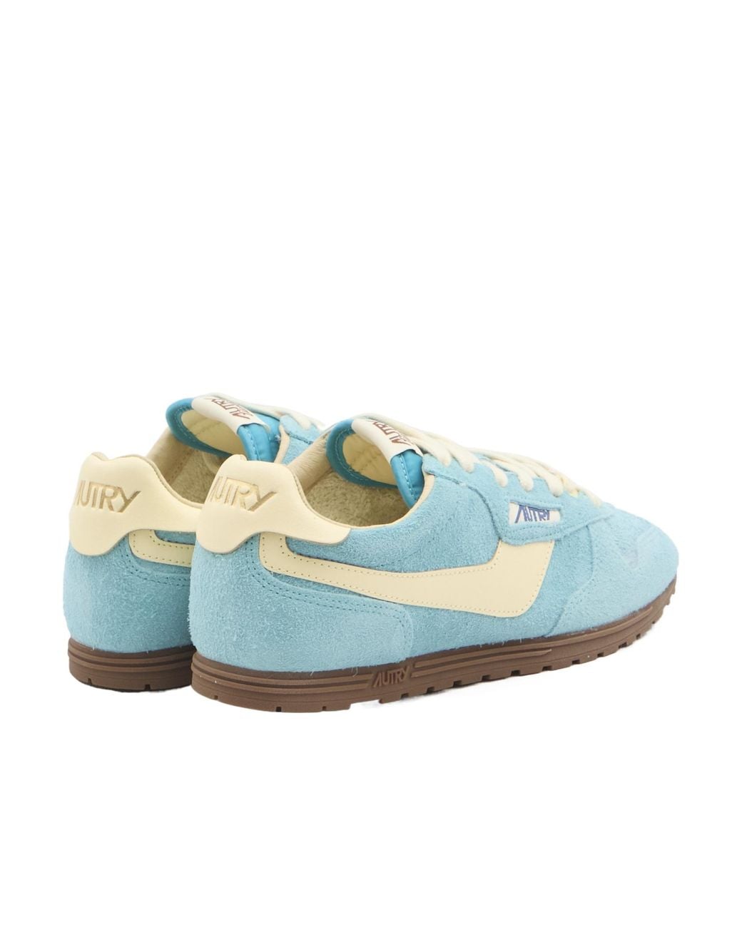 Autry Blue Windspin Lace-Up Sneakers