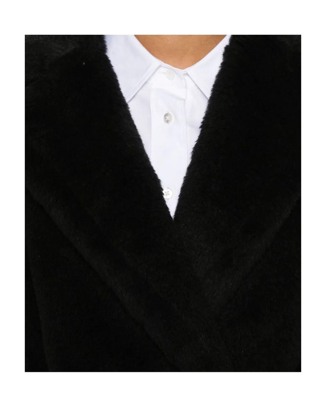 Max Mara Black Long-Sleeved Coat