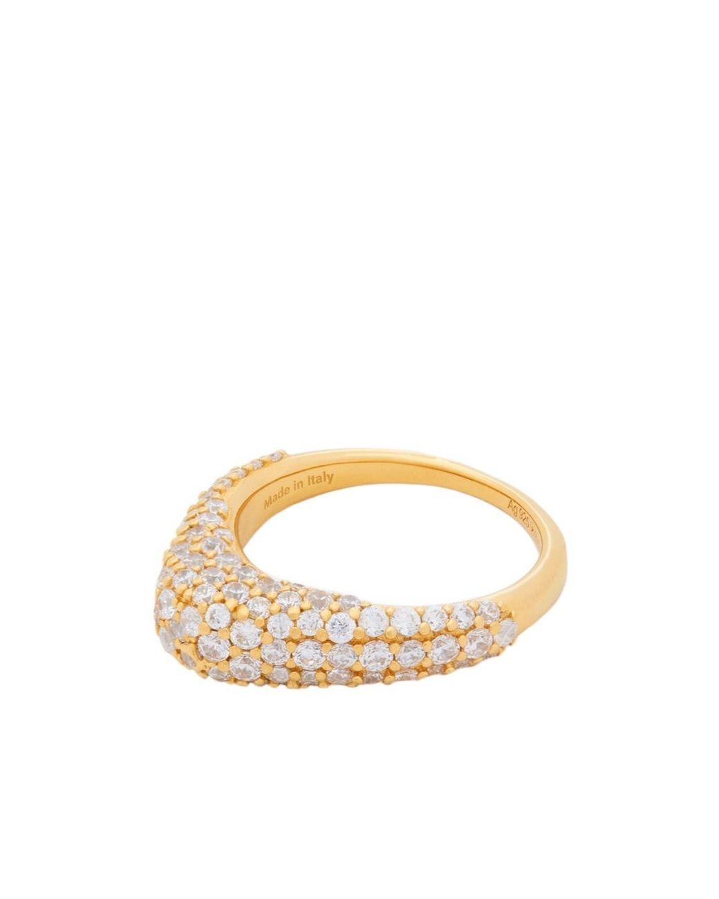 Loewe White Stirrup Ring