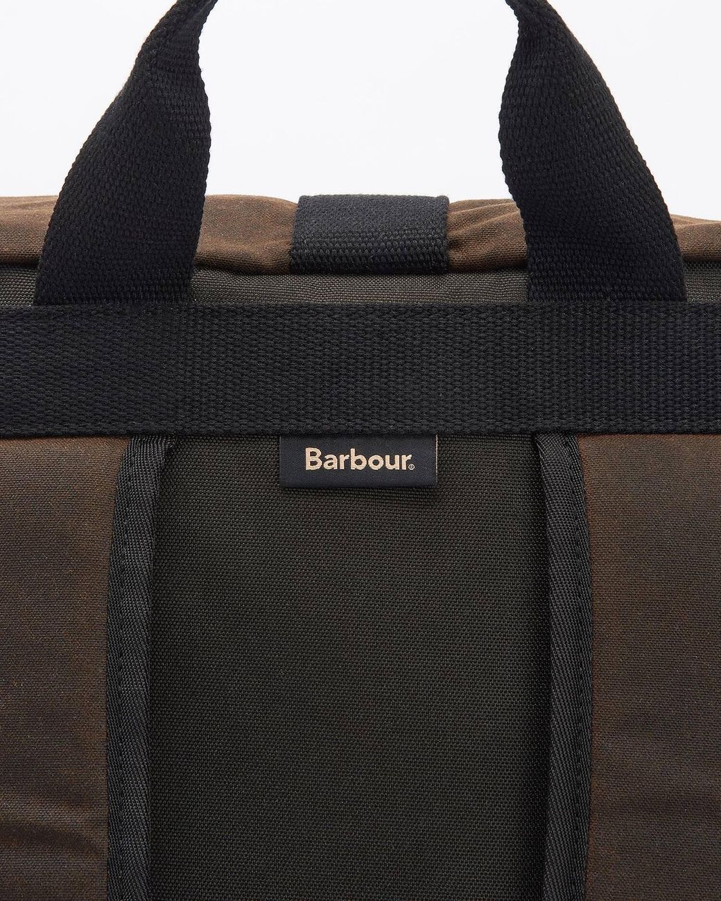 Barbour Black Field Backpack for men