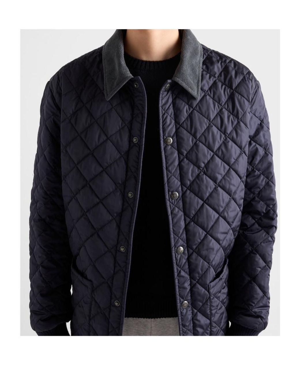 Prada Blue Re-Nylon Jacket for men
