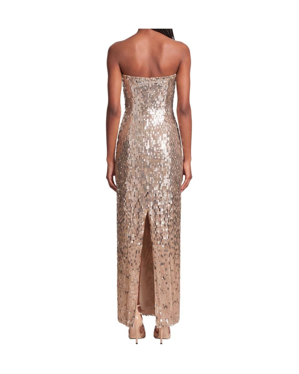 Jenny Packham Natural Lucille Maxi Dress