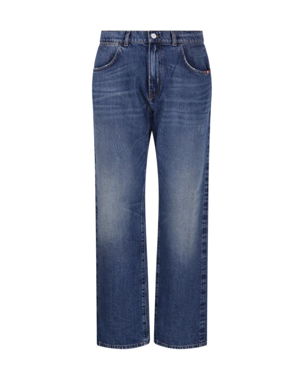 AMISH Blue Straight-Leg Jeans for men