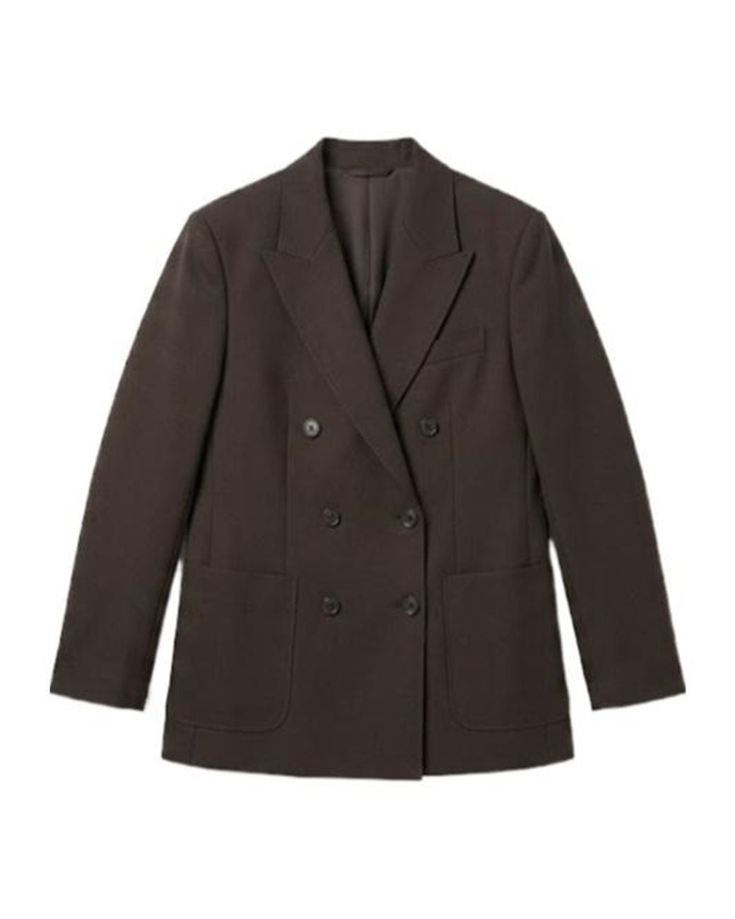 Barena Gray Double Breasted Long Sleeved Jacket for men