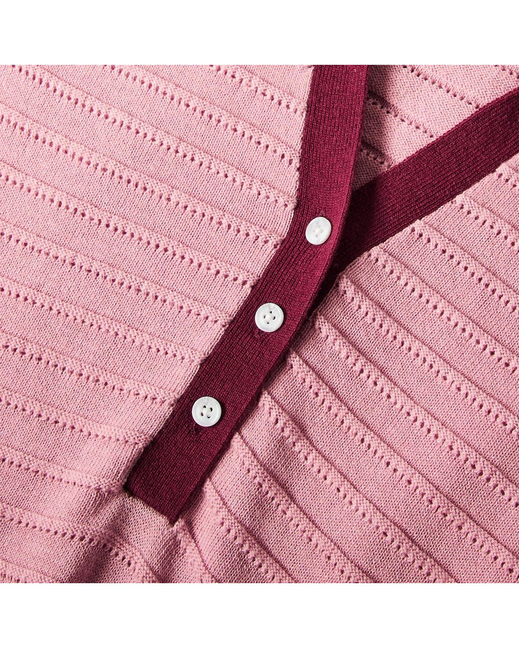Varley Pink Short-Sleeved Polo Shirt