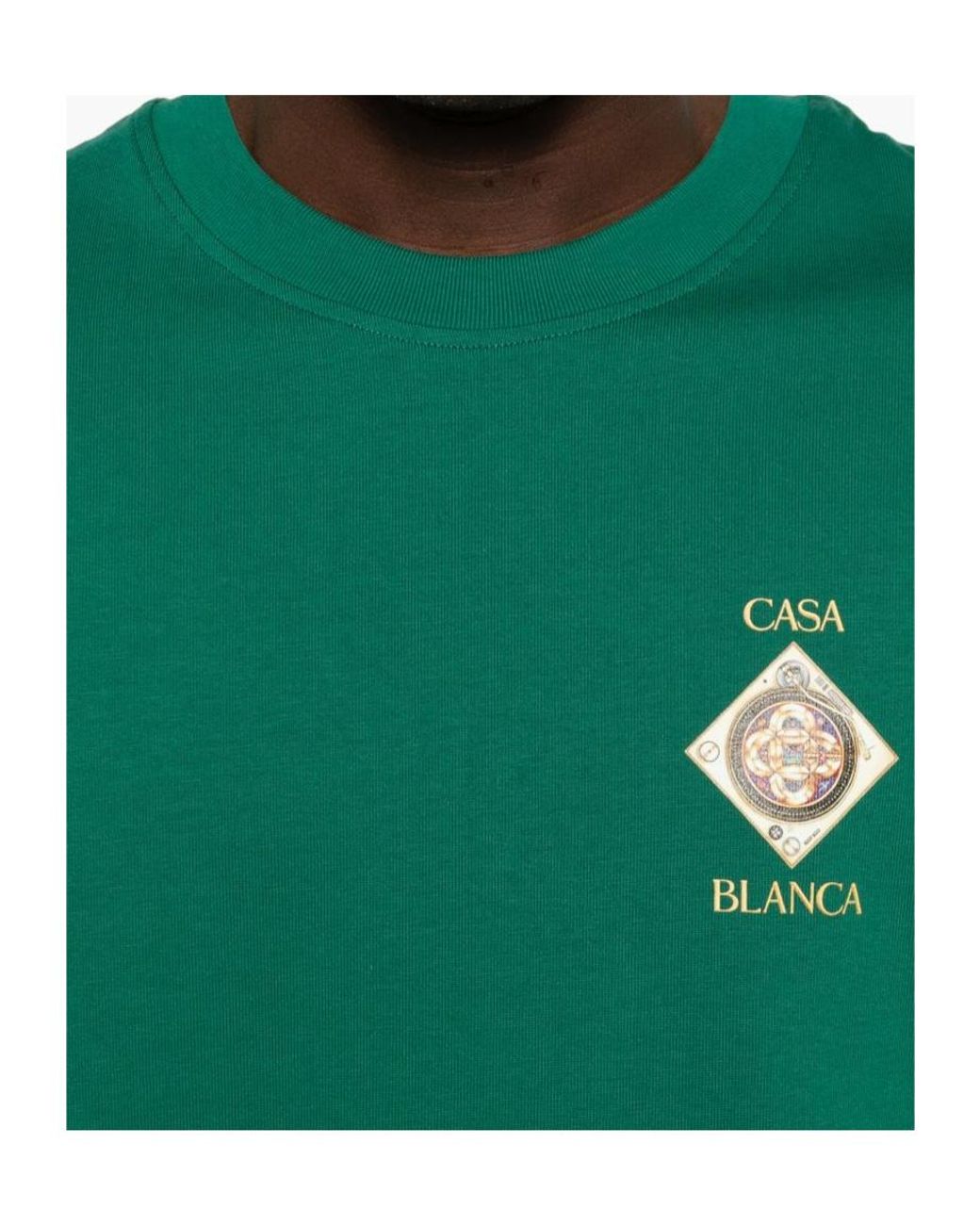 Casablanca Green Plafond Orné De Musique T-Shirt for men