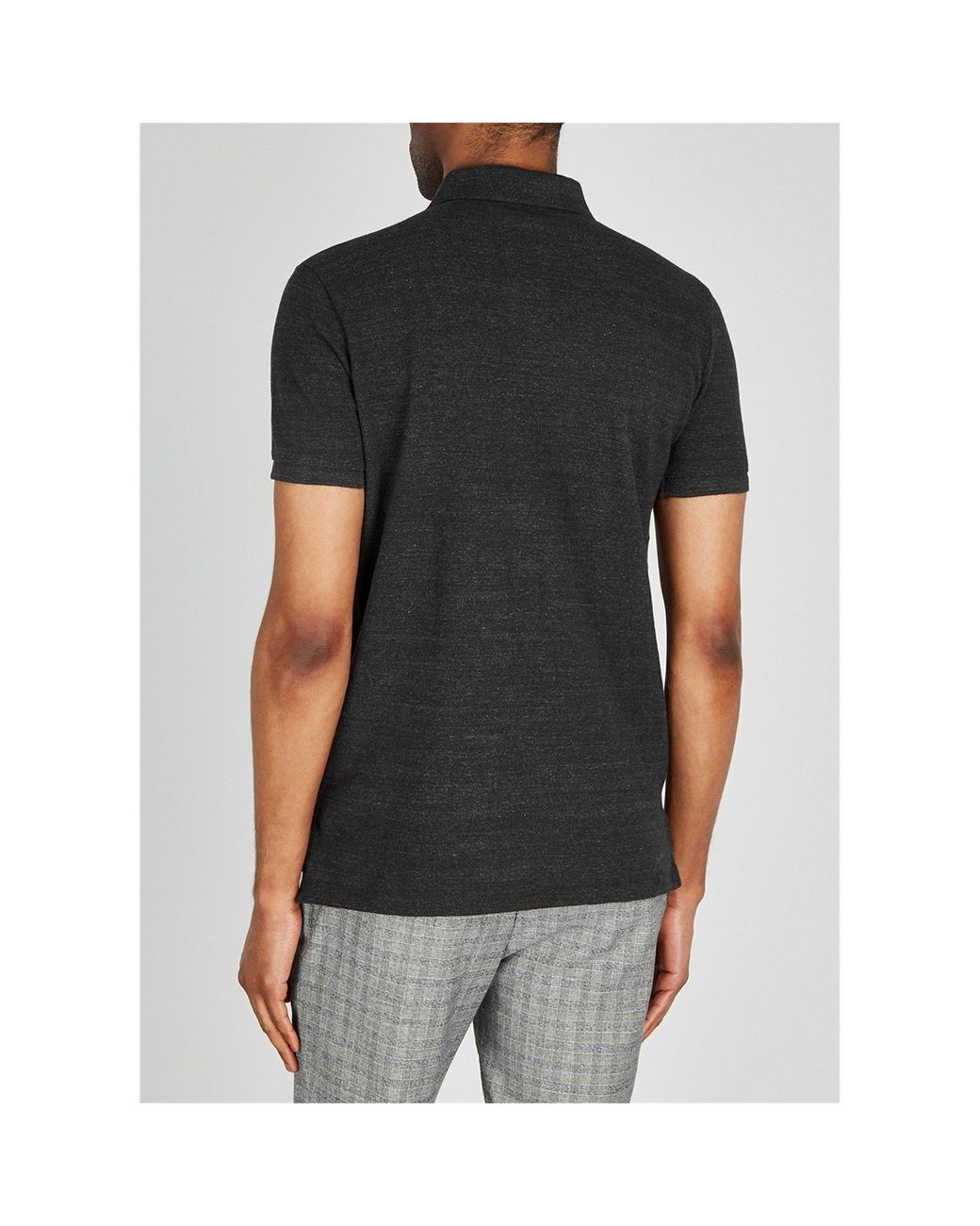 Polo Ralph Lauren Black Short-Sleeved Polo Shirt for men