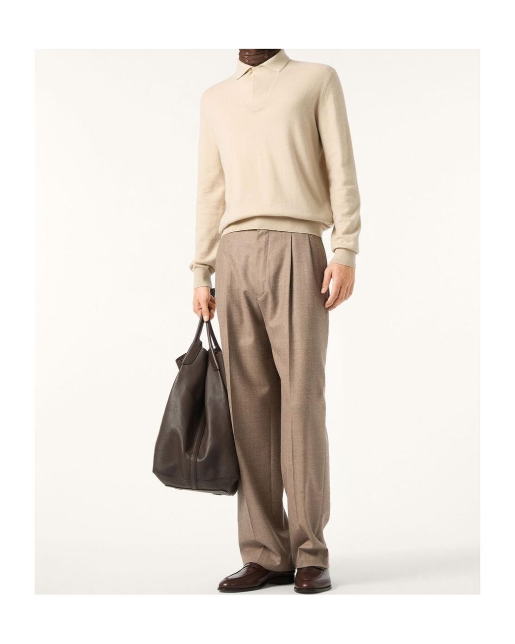 Loro Piana Natural Sergio Polo Shirt for men