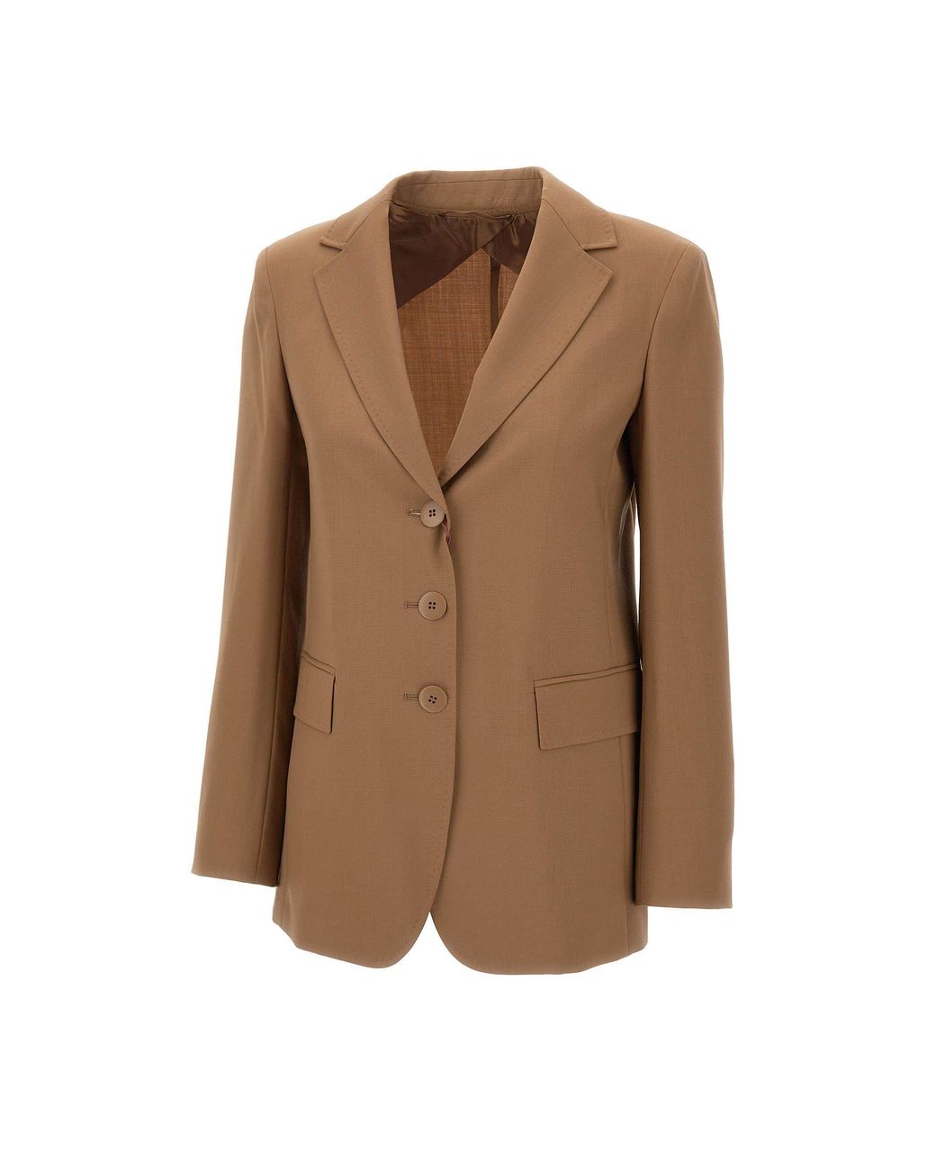 Max Mara Brown Studio Nice Single-Breasted Jacket