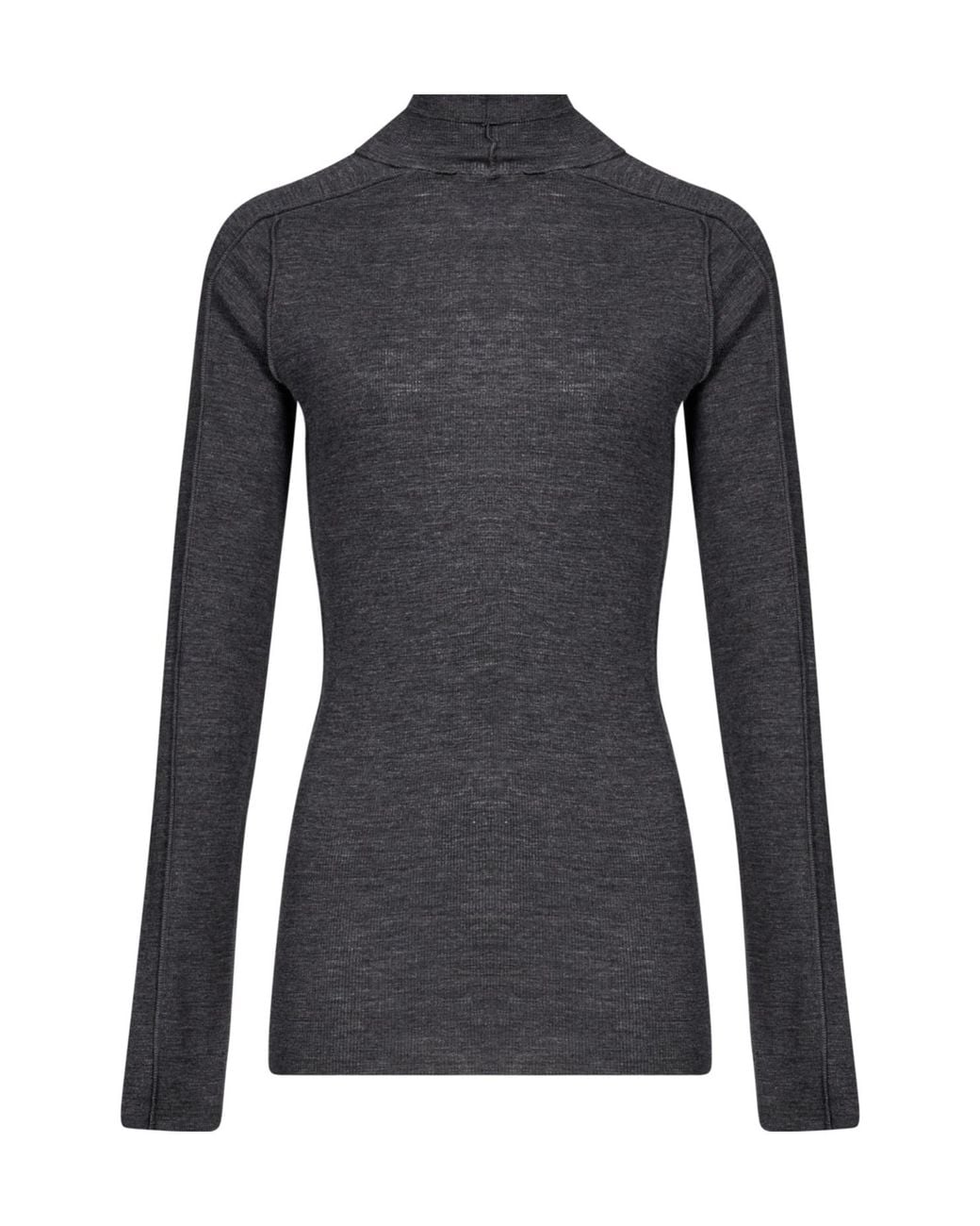 Soeur Black Long-Sleeve Knit Top
