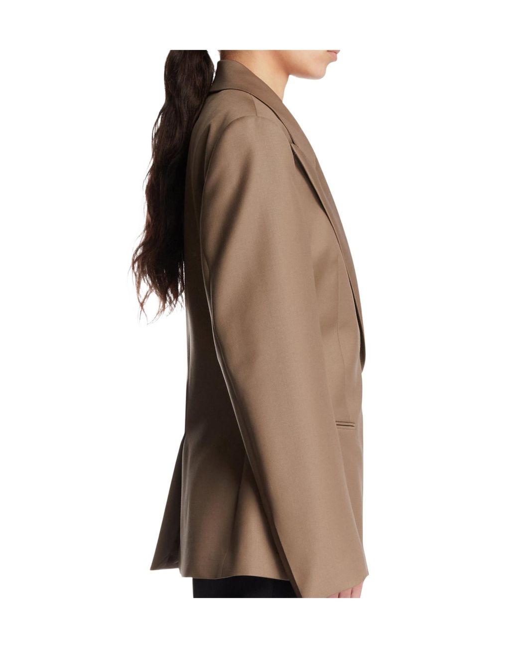 Rohe Brown Hourglass Double-Breasted Blazer