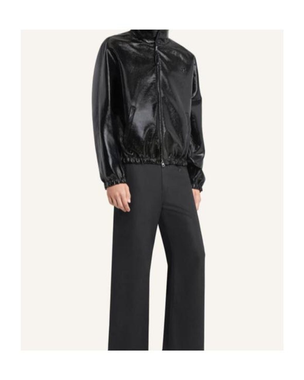 Courreges Black Pockets Zip-Up Jacket for men