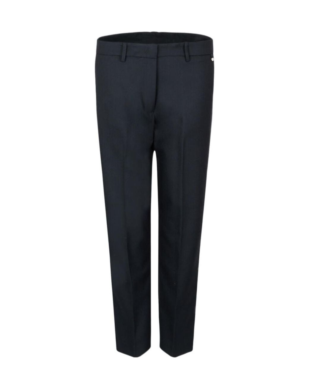 Herno Blue Casual Pants With Belt Loops