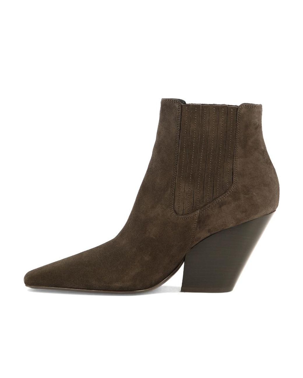 Casadei Brown Suede Ankle Boots For