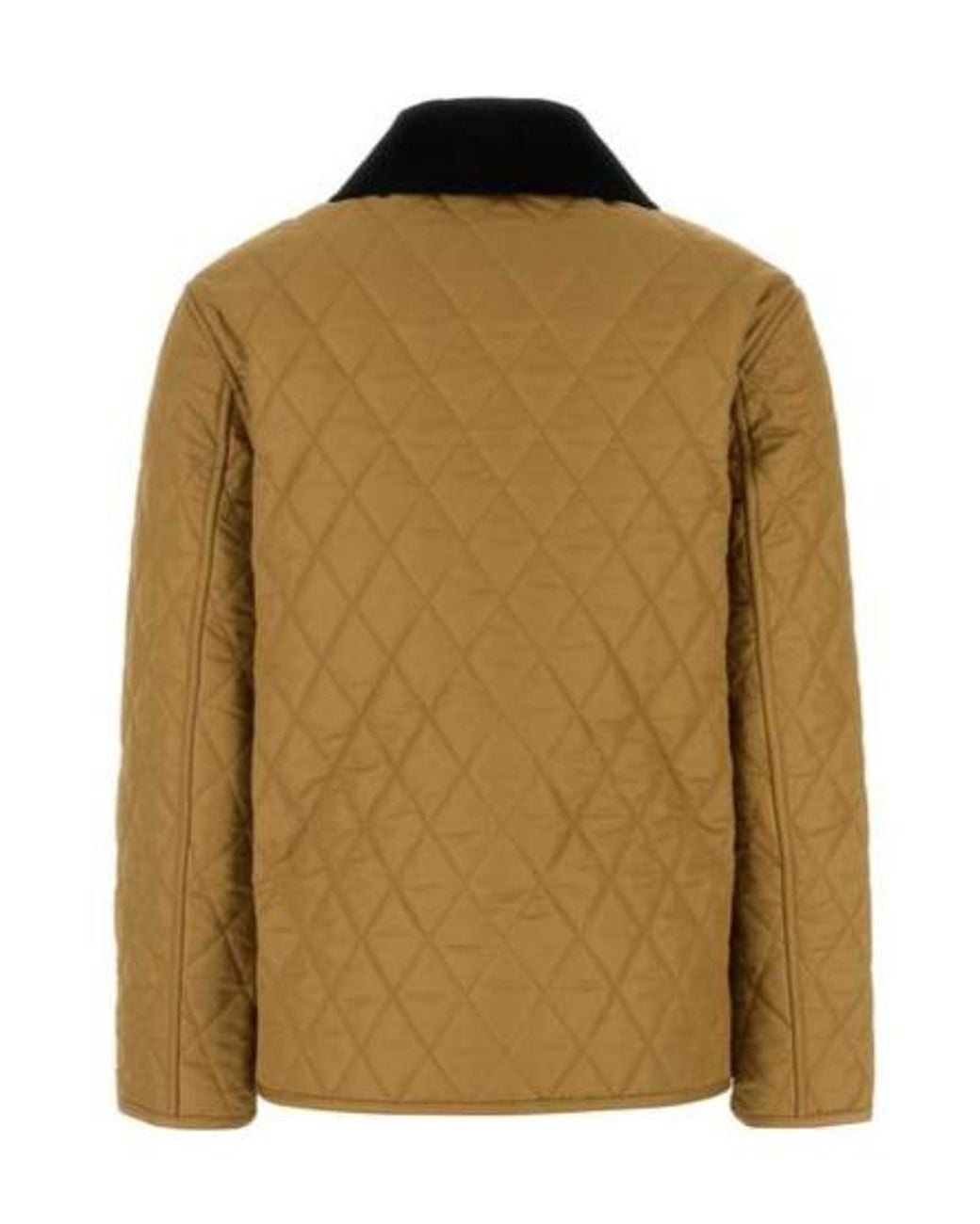 Burberry Green Long Sleeved Quilted Jacket