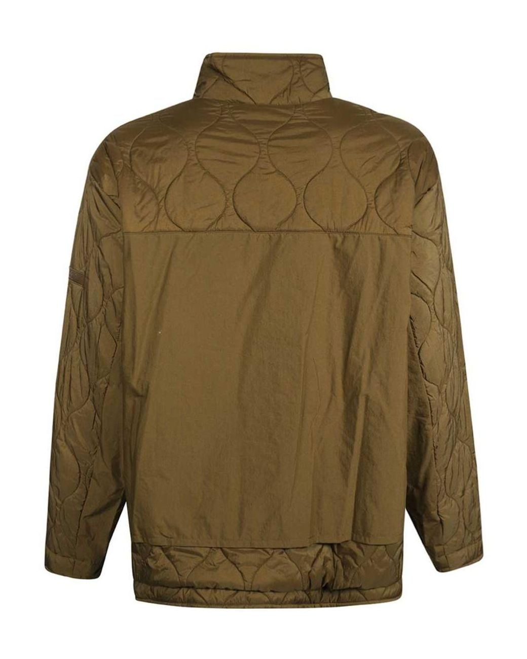 Tatras Green Quilted Stand-Collar Jacket for men