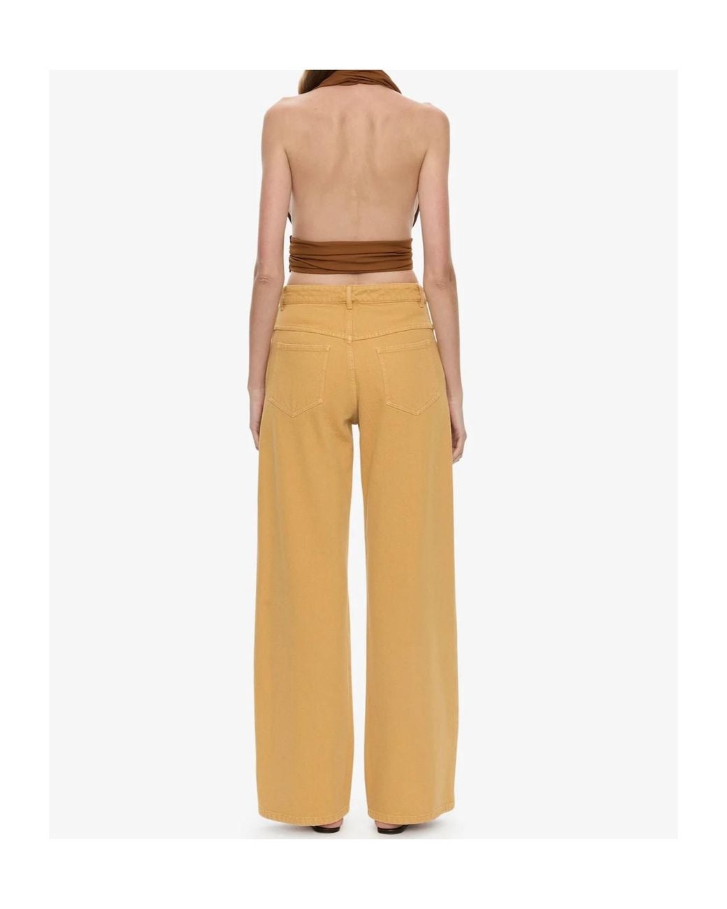 Christopher Esber Metallic Quartz Relaxed-Fit Jeans
