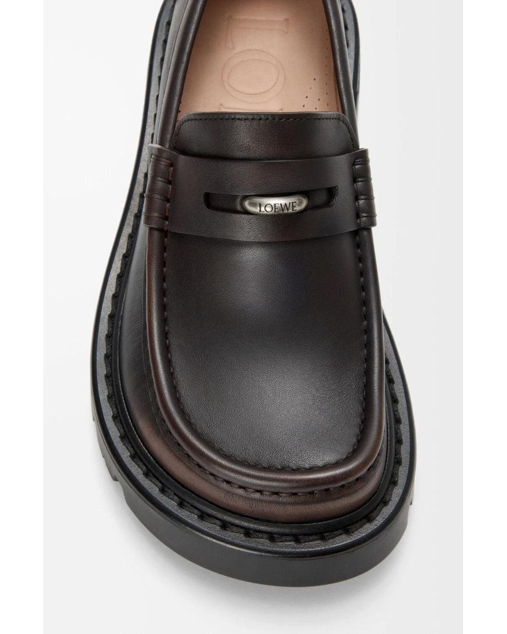 Loewe Black Sierra Loafers