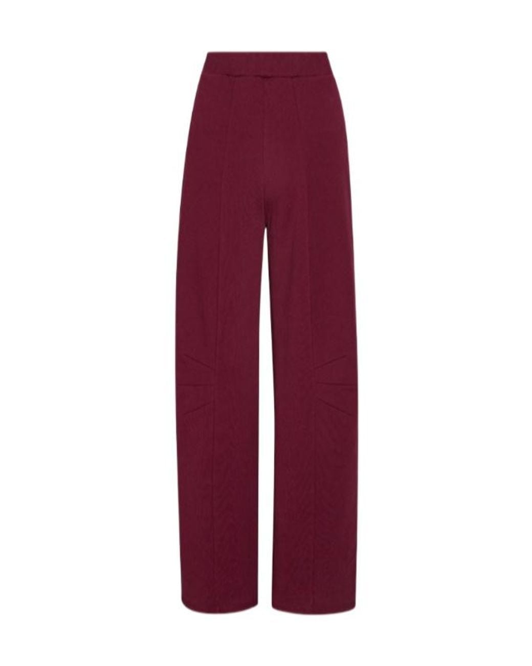 ROTATE BIRGER CHRISTENSEN Red Terry Back Sweatpants