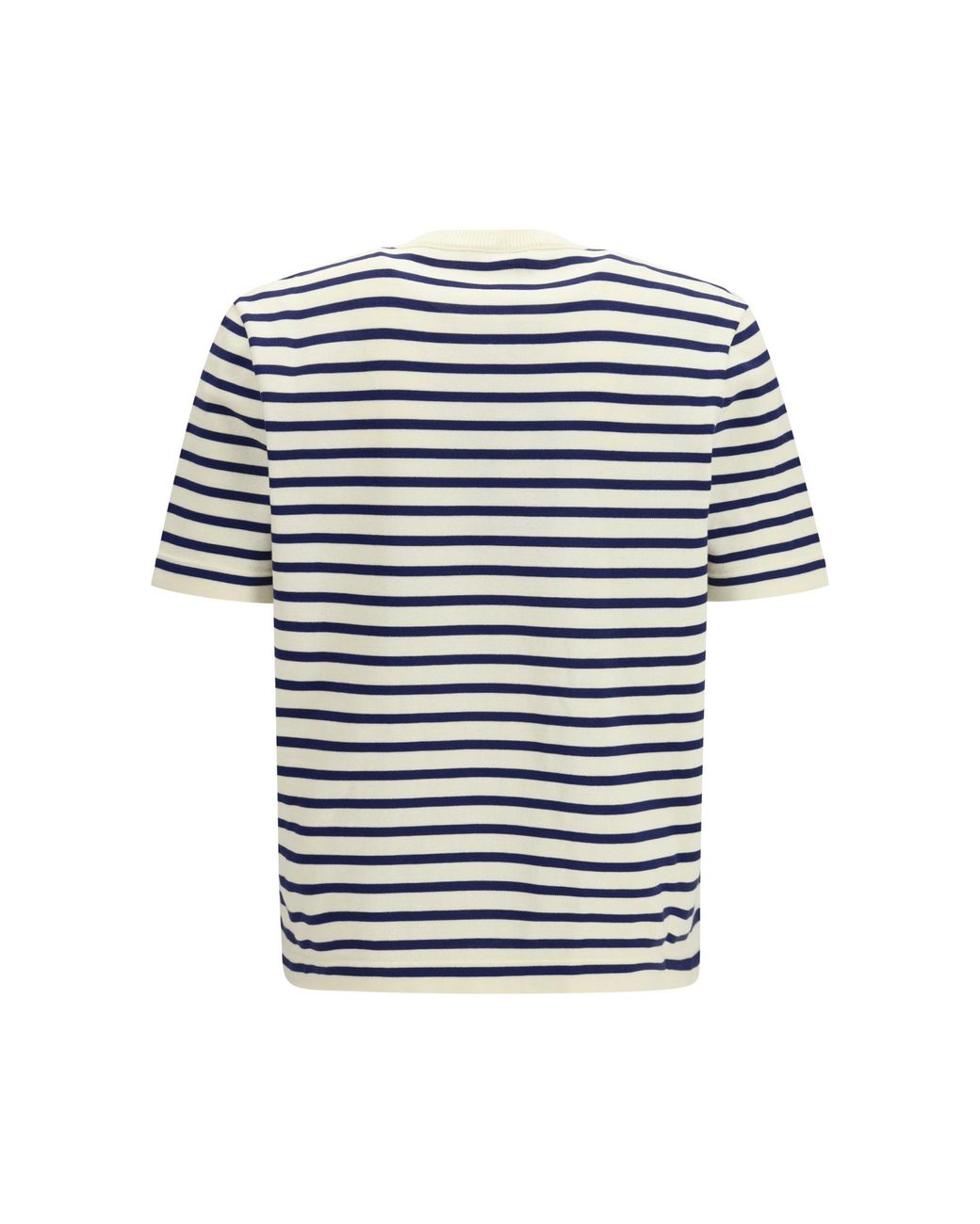 Prada Blue Short-Sleeved Crewneck Jumper for men
