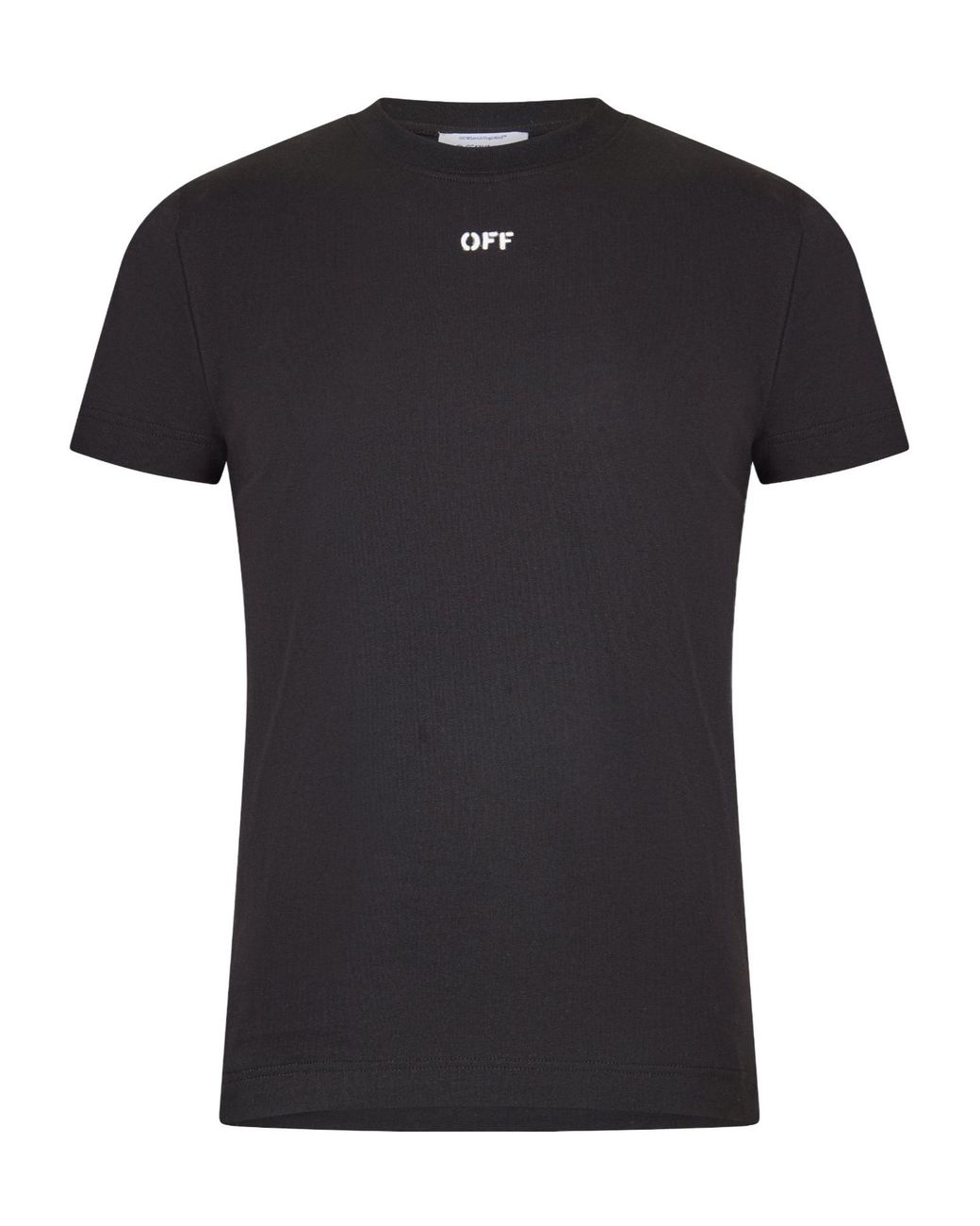 Off-White c/o Virgil Abloh Black Slim Fit T-Shirt for men