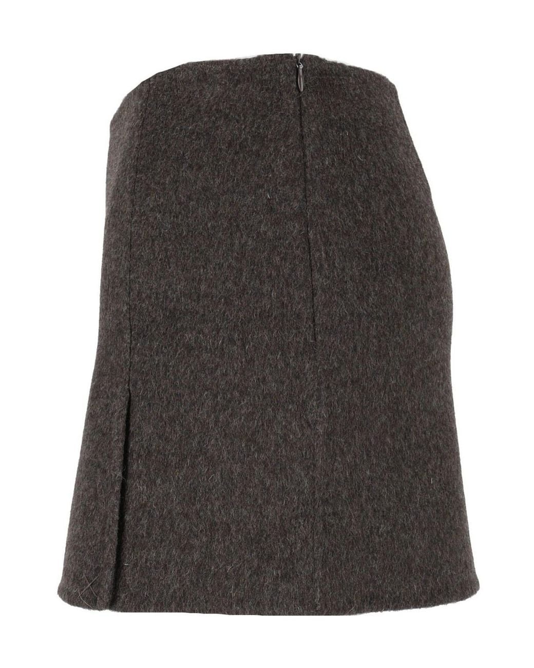 P.A.R.O.S.H. Black P.A.R.O..H. Double Mini Skirt