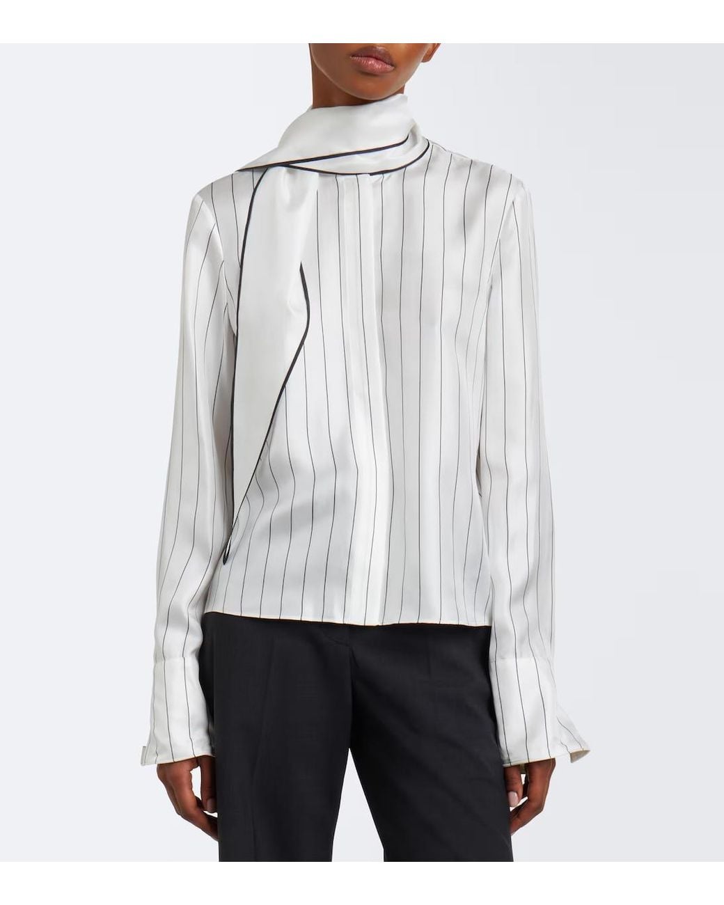 Dorothee Schumacher White Printed Twill Shirt