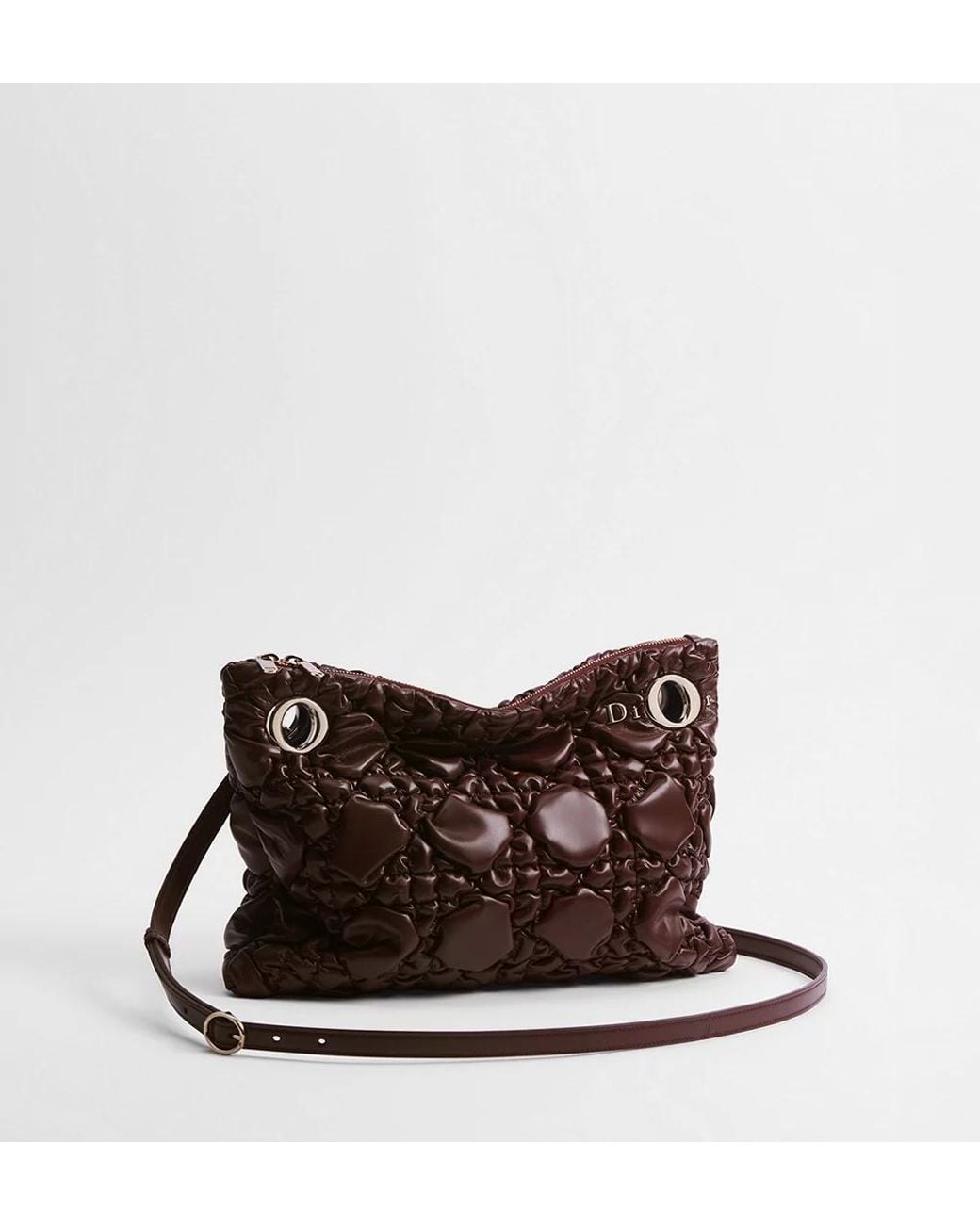 Dior Brown Small Crunchy Bag